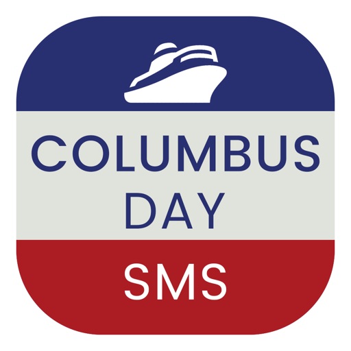 Columbus Day SMS icon