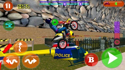 Moto Rider Vs Police Heli Cops screenshot 2