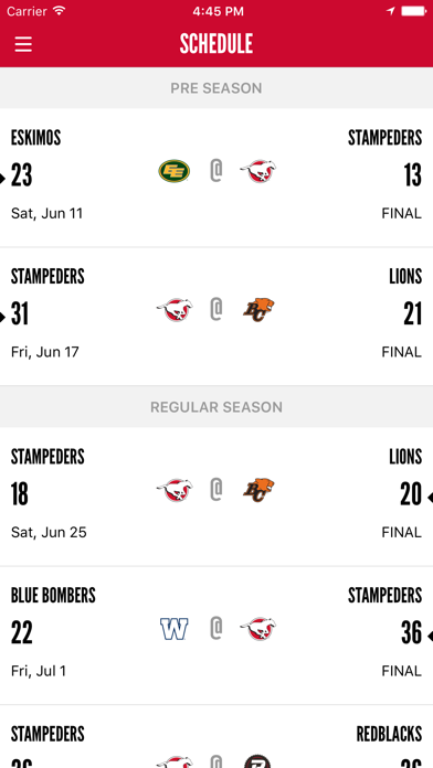 How to cancel & delete Calgary Stampeders from iphone & ipad 3