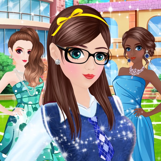 High School Dressup & Makeup Icon