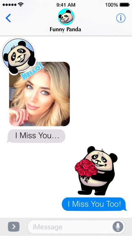 Funny Panda Stickers