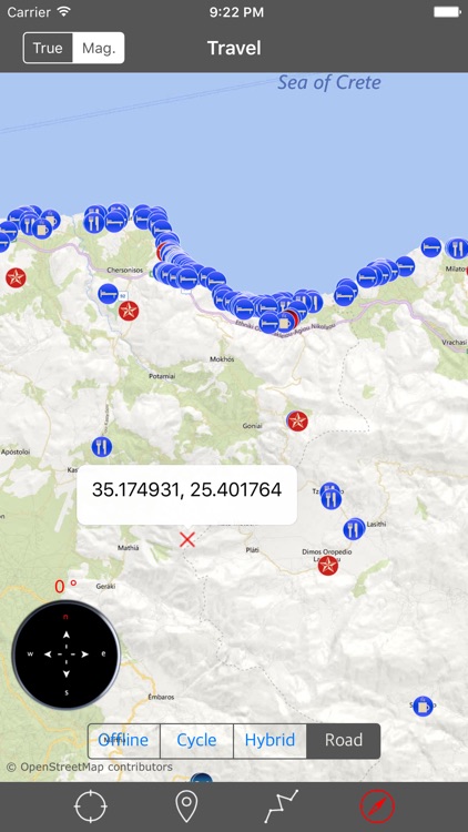 CRETE (GREECE) – GPS Travel Map Offline Navigator screenshot-4