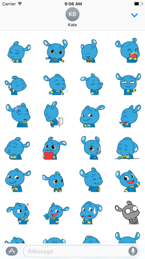 Alien Rabbit - Animated Stickers And Emoticons(圖2)-速報App