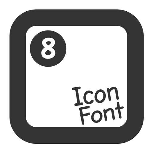 Typicons Cheatsheet - Icon Font with tagline icon