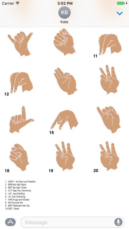 Sign Language Stickers screenshot-3