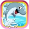 Simple one touch controls allow you to guide your Dolphin's movement up and down through the sea full of little squid 