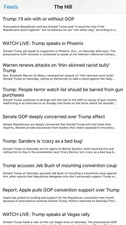 Trump News - The Unofficial News Reader for Donald Trump screenshot-3