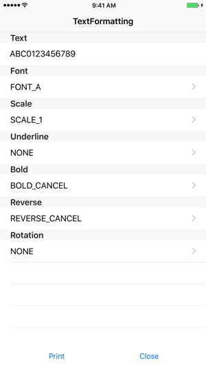 SII MP-A Print Class Library(圖4)-速報App