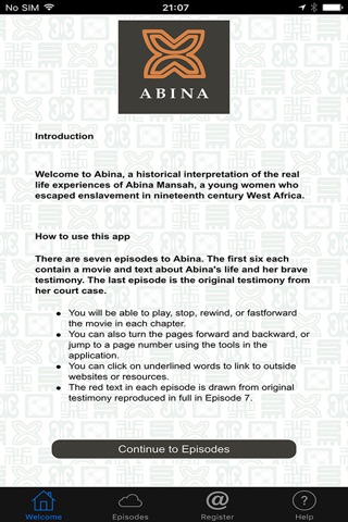 Abina the app screenshot 2