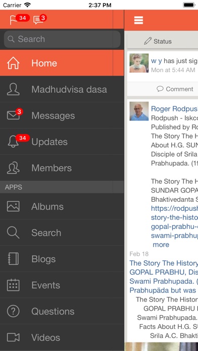 Krishna Connect screenshot 2