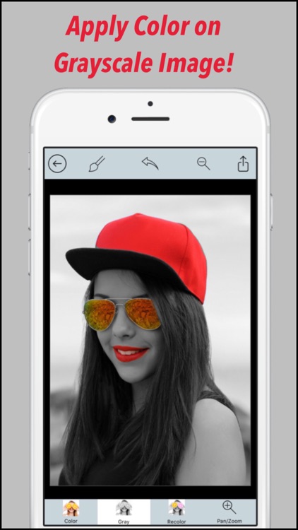 Color Splash Effect.s - Photo Editor for Selective Recolor on Black & White Image