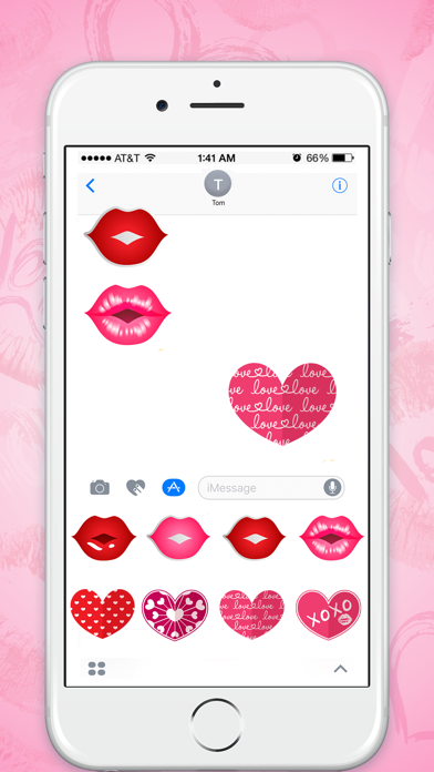 Heart and Kiss Stickers screenshot 4