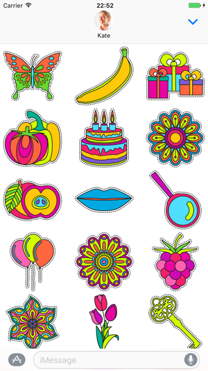 Fashionable cute - Stickers for iMessage(圖3)-速報App