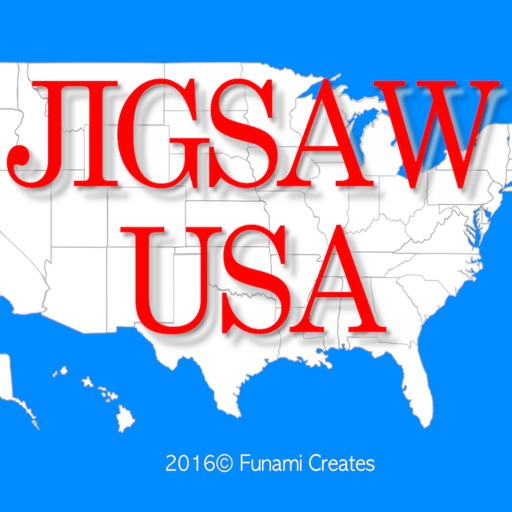 JigsawUSA/ アメリカ地図のジグソーパズル