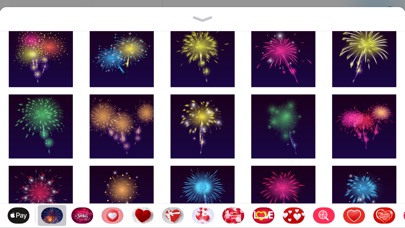 Animated Fireworks Party Text screenshot 4