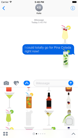 Mixed Drinks Sticker Pack for iMessage(圖3)-速報App