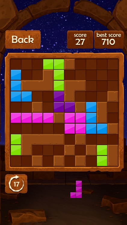 Block Puzzle: Night in Egypt blocks game