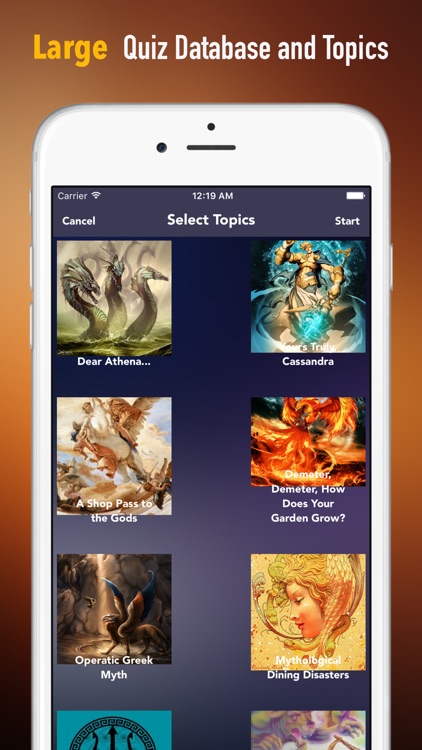 Greek Myth Trivia and Quiz: Fun Legends Test Games