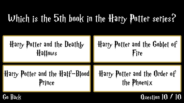 Ultimate Trivia for Harry Potter screenshot-3