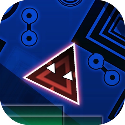Black Geometry Escalate Game iOS App