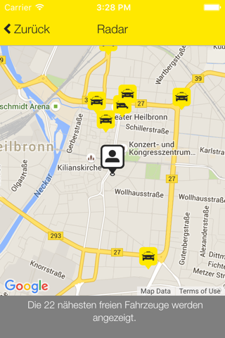 Taxizentrale Heilbronn screenshot 3
