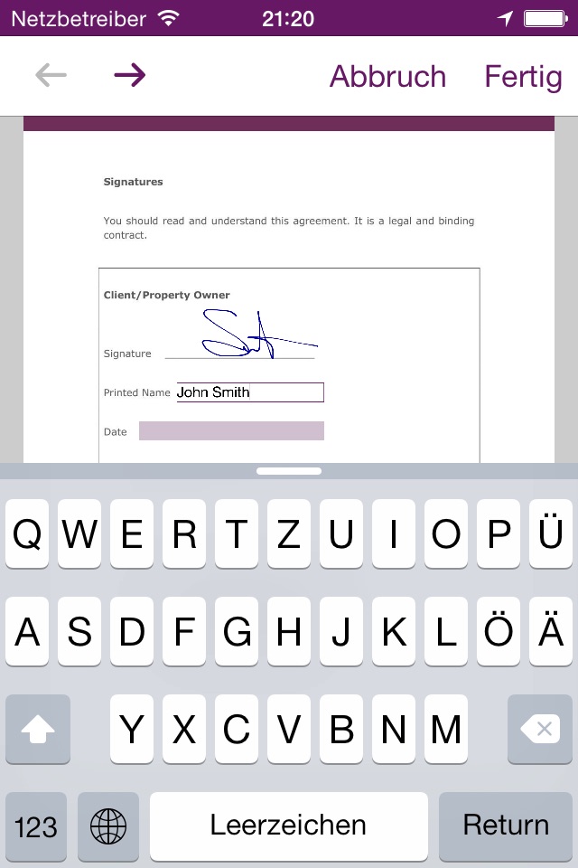 SIGNificant E-Signing Client screenshot 2