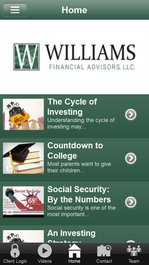 Williams Financial Advisors(圖2)-速報App