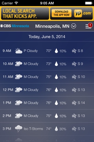 CBS Minnesota Weather screenshot 3