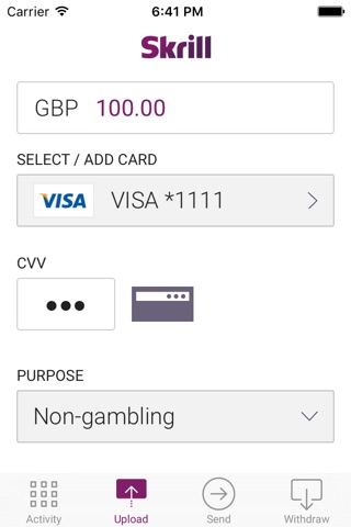 Skrill - Pay & Send Money screenshot 3
