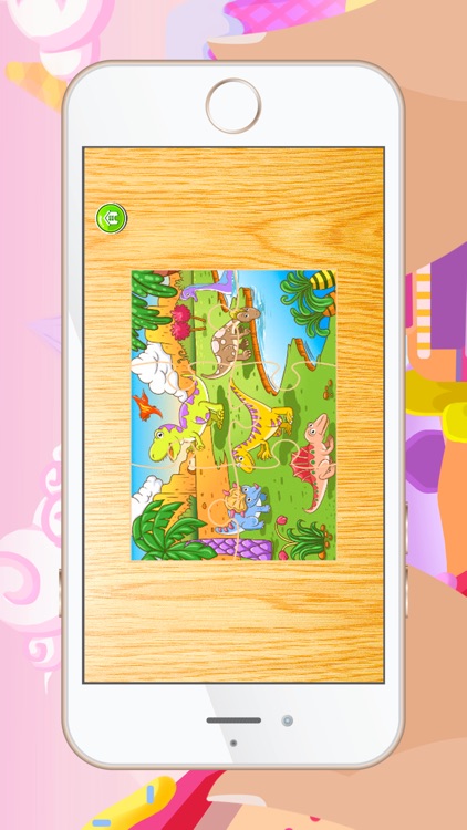 Dinosaur Jigsaw Puzzles - Learning Game Free for Kids Toddler and Preschool