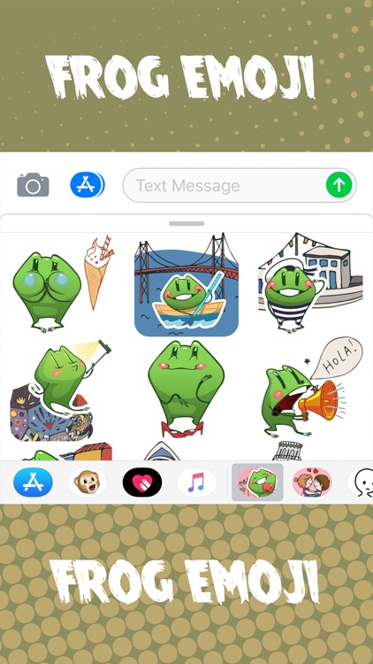 Travel Frog - iMessage Sticker screenshot-4