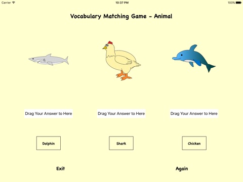 Vocabulary Matching Game screenshot 3