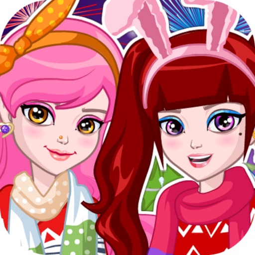 New Year Friends 1 - Pretty Princess Icon