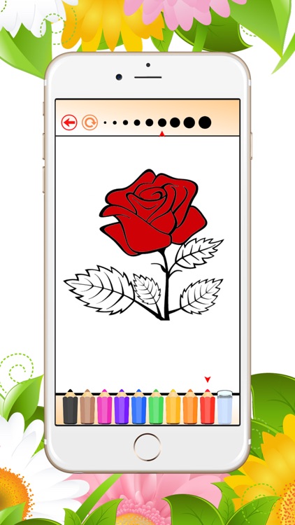 Coloring Book Folwer, Tree: Learn to draw & Paint screenshot-3