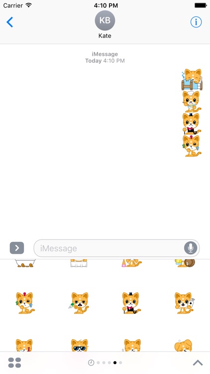 Cat Stickers Pack for iMessage