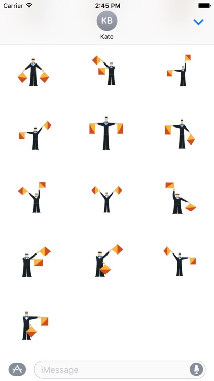 Semaphore Stickers