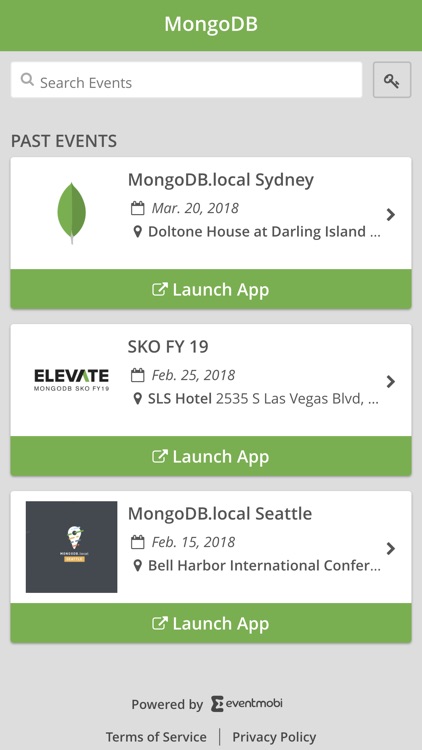 MongoDB Events