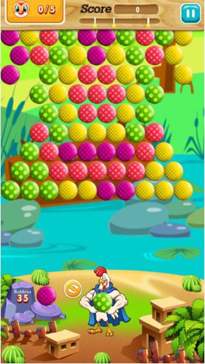 Chicken Bubble Shooter Farm : Chicken hero screenshot-3