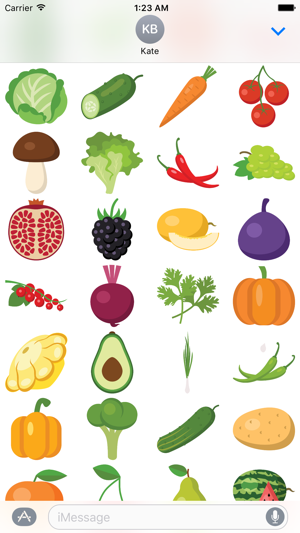 Fruits and Veggies for Stickers(圖3)-速報App