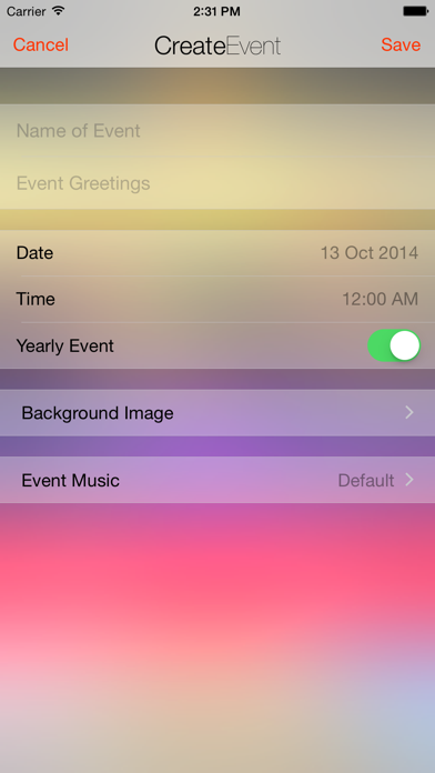 DaysLeft - The Event Countdown App Screenshot 3