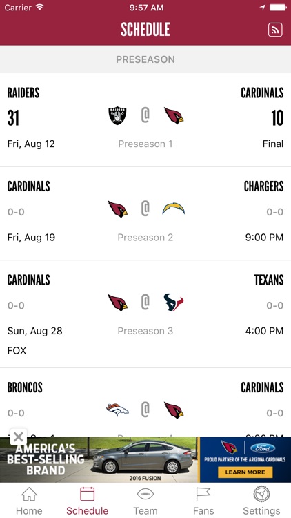 Arizona Cardinals Mobile screenshot-3