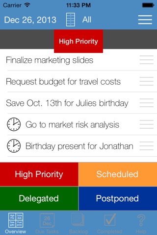 Priorities FE - Task Manager screenshot 2