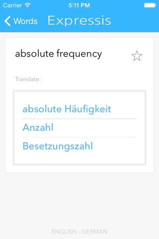 Expressis – English-German Business Dictionary screenshot 3
