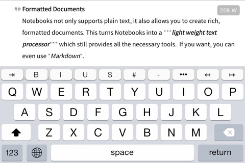 Notebooks for iPhone screenshot 4