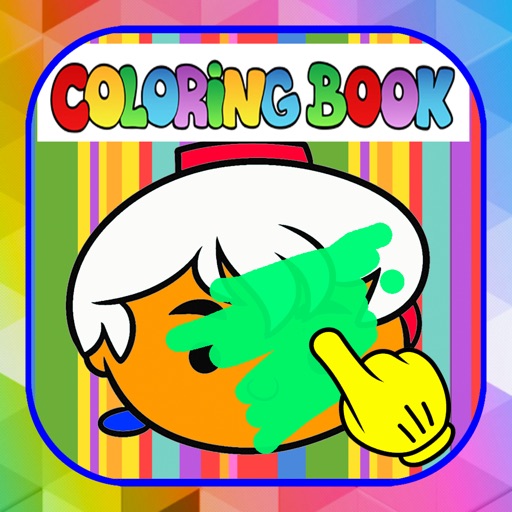 Kids Coloring Game for Tsum Version Icon