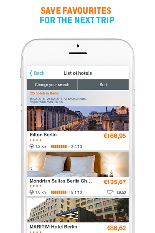 HOTEL DE – Hotelbuchung screenshot 2