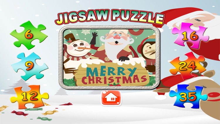 Merry christmas Jigsaw Puzzle For Kids