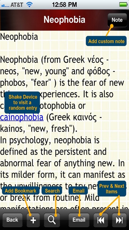 Phobia Encyclopedia screenshot-3