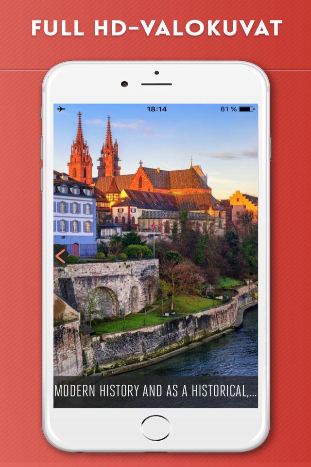 Basel Travel Guide with Offline City Street Map screenshot 2