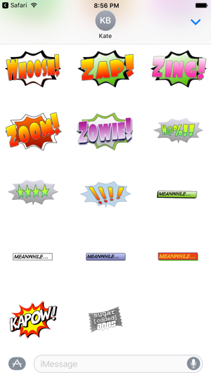 Ka-Pow! Comic Sound Effect Bubbles(圖5)-速報App